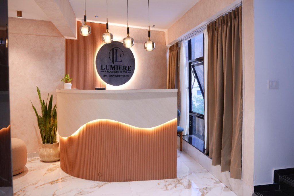 Reception at LUMIERE – A Boutique Hotel